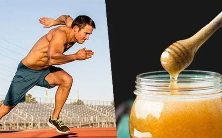 عسل و ورزشکاران
